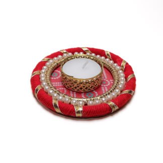 Bandhani Style Tealight Holder