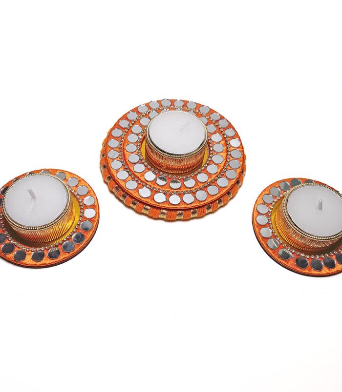 Designed Pair - tealight holders