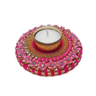 Pink Tealight Stone diamond 02