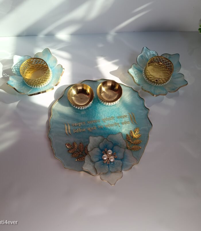 Blue_white_Puja_thali_Tlights_set-02 Blue_white_Puja_thali_Tlights_set-02