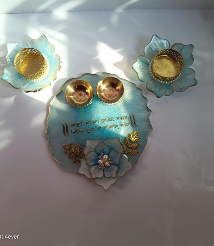 Blue_white_Puja_thali_Tlights_set-05 Blue_white_Puja_thali_Tlights_set-05